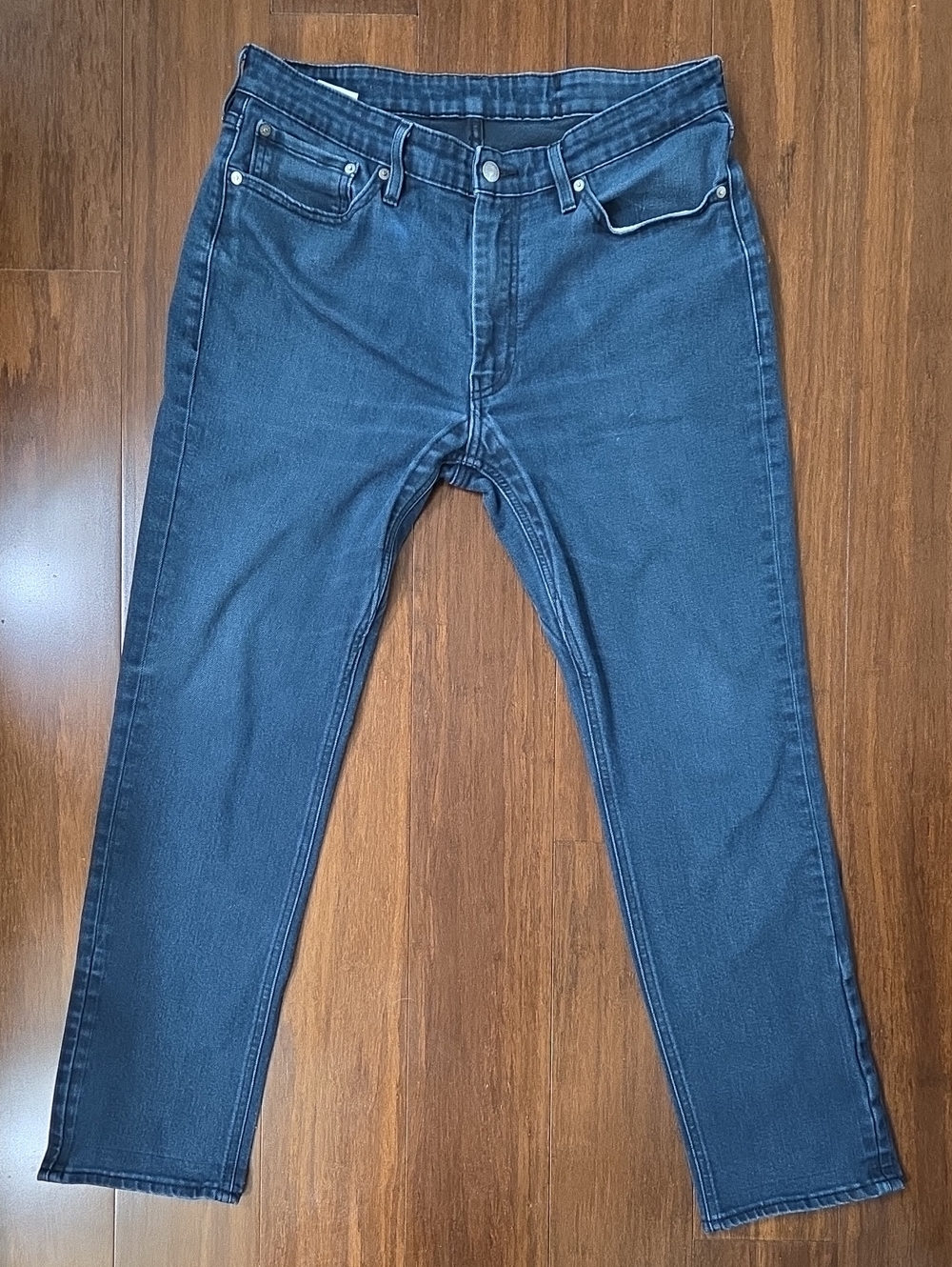 MEN'S LEVIS 511 COMMUTER MESSENGER BIKE SLIM FIT INDIGO BLUE JEANS RARE 36X30